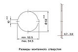 Pak 52/120/3m — капілярний Термометр d=52мм, 0°C ... +120°C, L капіляра 3000мм, клас точності KL 2,0, фото 4