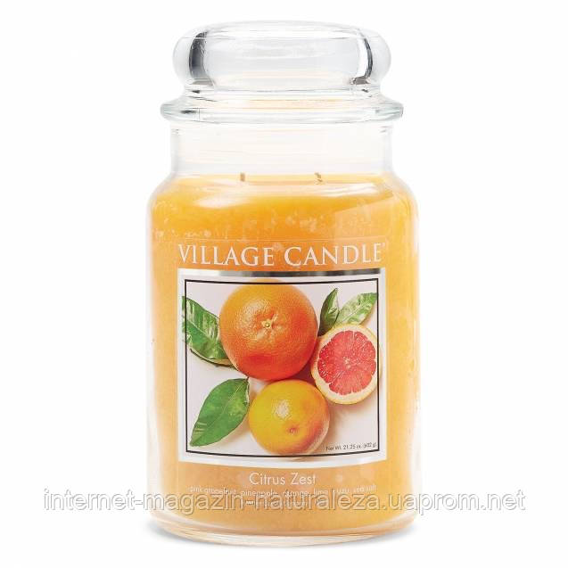 Аромасвічка Village Candle Цитрусова цедра (час горіння 170 годин)
