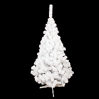 Новогодняя искусственная ёлка Лесная Белая 1.5 метра. Белая ель Siga Group на подставке 1.5