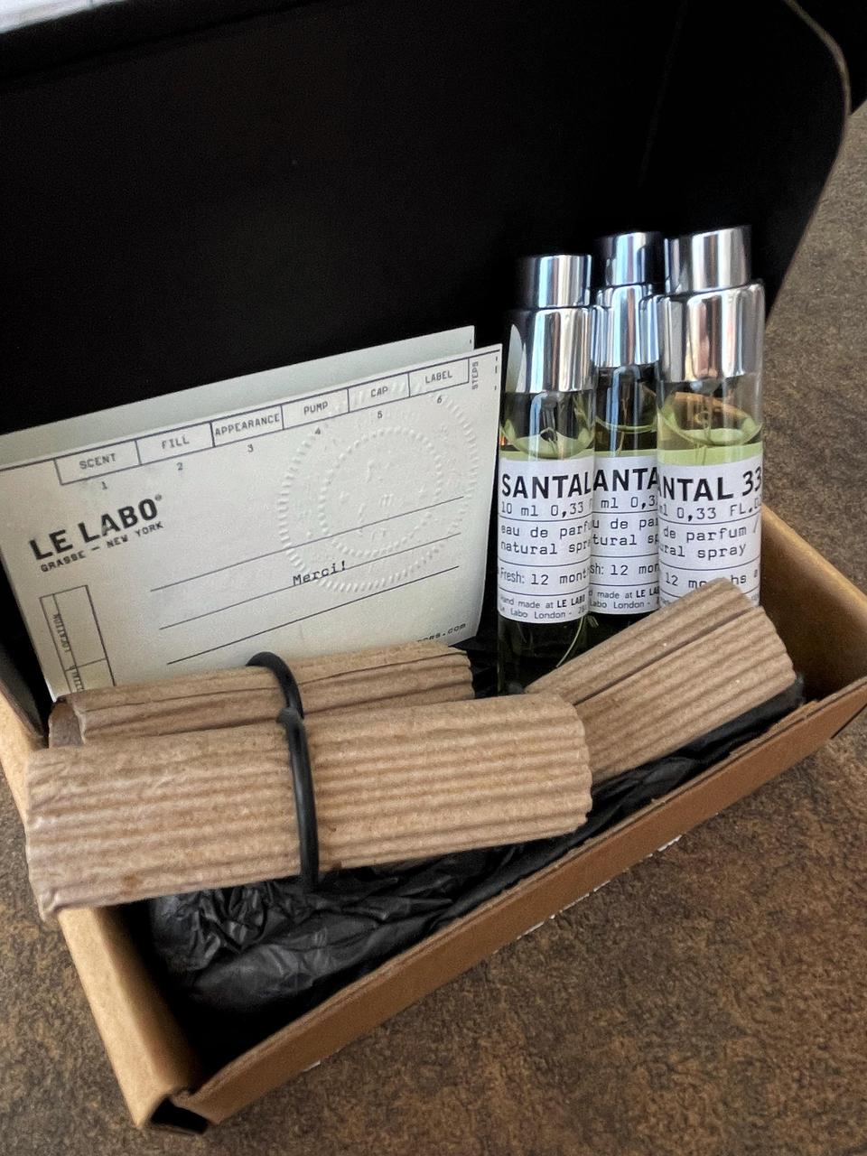 Травел флакон 10 мл LUX КОПІЯ Le Labo Santal 33