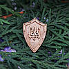 Герб України Тризуб, герб тризуб на щиті, щит з тризубом, Тризубець на щиті кулон, підвіс, фото 9