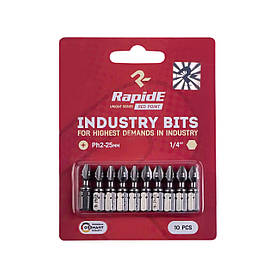 Промислова біта RAPIDE RED POINT PH2 x 25 мм