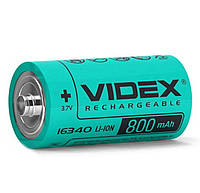 Аккумулятор Videx литий-ионный 16340 (без защиты) 800mAh