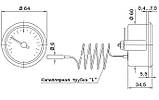 Pak 60/120/1m — Термометр капілярний d=60мм, 120˚С, довжина трубки 1000мм, клас точності KL 2,0, фото 5