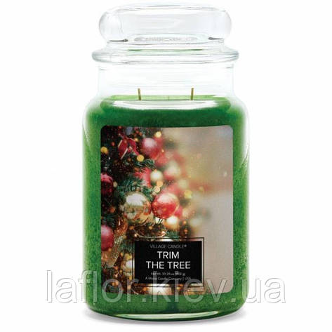 Аромасвічка Village Candle Ошатна ялинка (час горіння 170 годин), фото 1