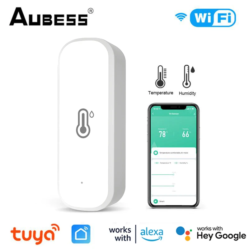 Tuya WI-FI датчик температури та вологості TH01