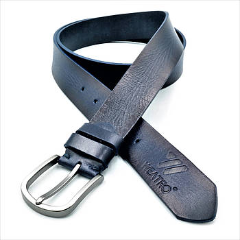 Шкіряний чоловічий ремінь Weatro 115-120 см Темно-синій m-kozh38-wtrua-0050