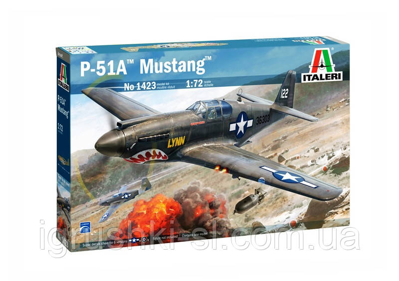 Збірна модель (1:72) Літак P-51A Mustang