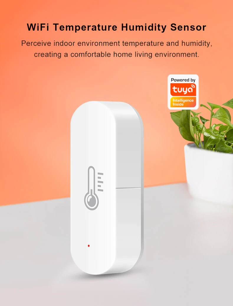 WI-FI датчик температури та вологості Tuya Smart