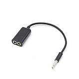 Аудіо перехідник 3.5мм у комбінований слот ноутбука або телефону (навушники + мікрофон), фото 3