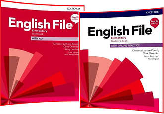 English File Elementary. Student's+Workbook. Комплект книг з англійської мови. Підручник+Зошит. Oxford