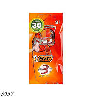 Станок BIC Sensitiv 3 лезвия 8шт