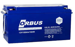 Акумуляторна батарея ORBUS CG12150 GEL 12 V 150 Ah (485 x 172 x 240) Black 47kg Q1/34