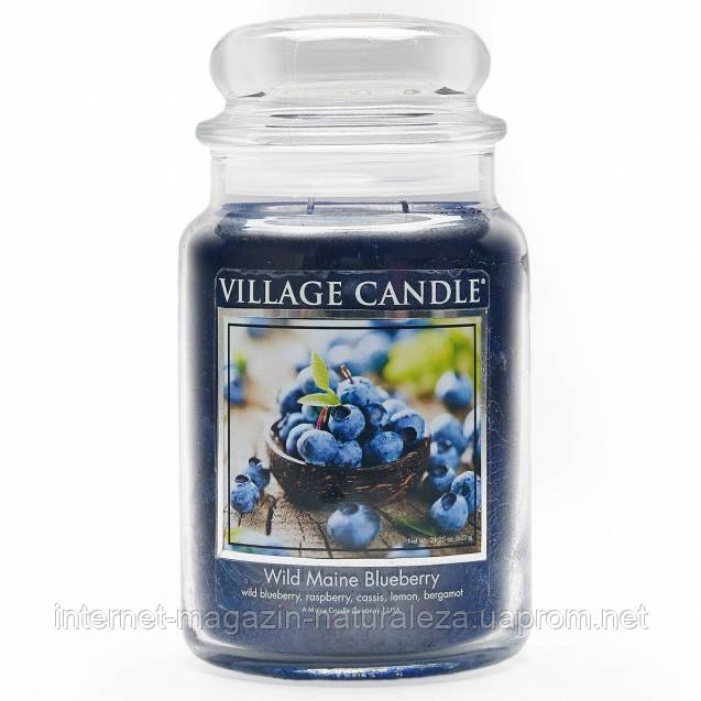 Аромасвічка в склянці Village Candle Дика чорниця (час горіння 170 годин)