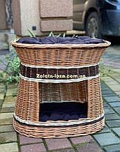 Набір плетених корзин "Лежак" для домашніх улюбленців. Арт:2509