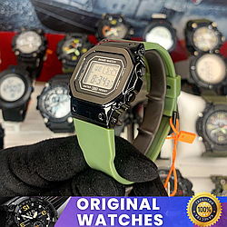 Чоловічий спортивний цифровий годинник Skmei Original водонепроникні Хакі