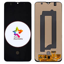 Дисплей Samsung A30s Galaxy SM-A307F 2019 + сенсор чорний, GH82-21190A OLED | модуль