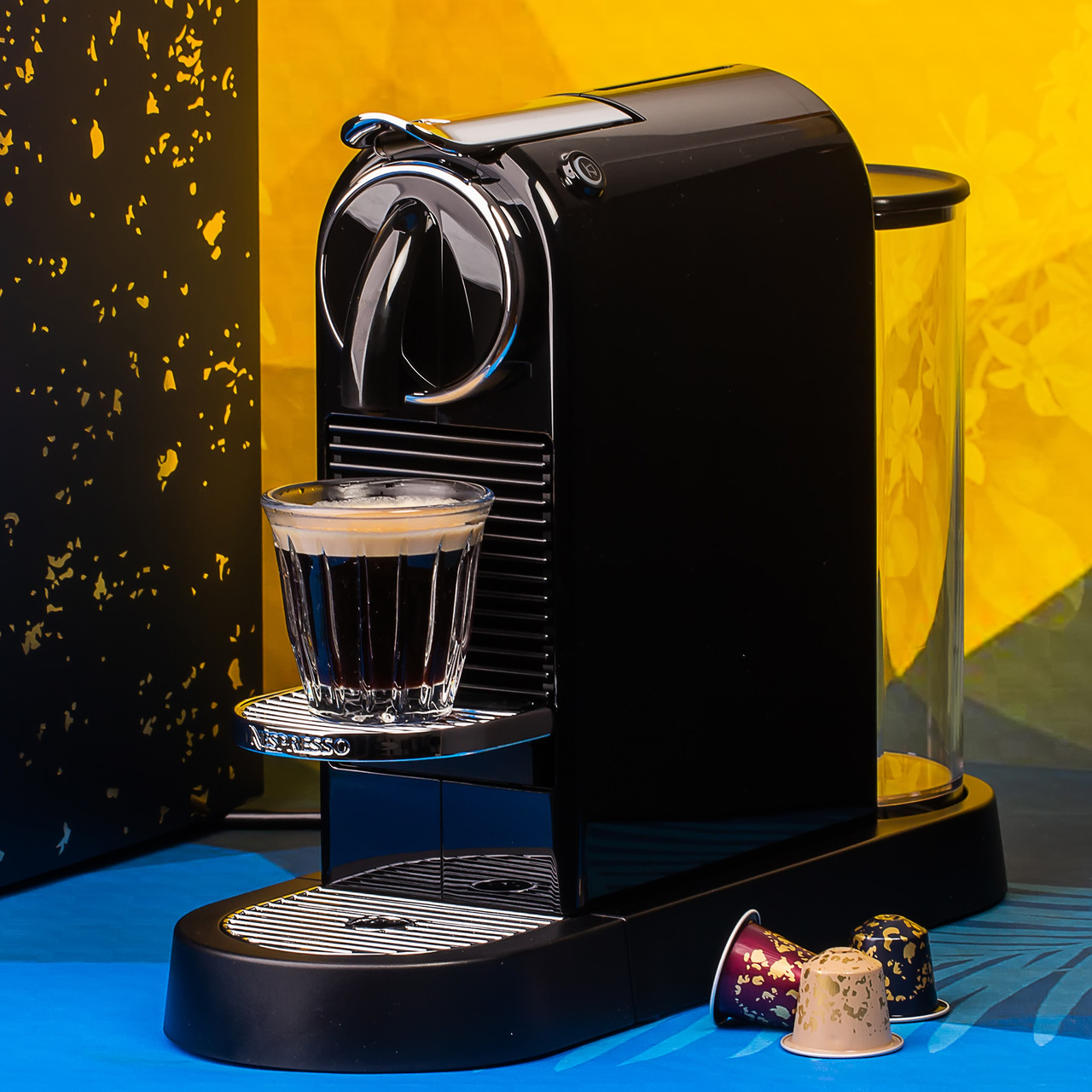 Капсульна кавомашина Nespresso Citiz Limousine DELONGHI D113/EN167 Black (чорна)