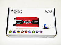 Перетворювач UKC Автомобільний інвертор AC/DC KC-1000D 1000W 12V + LCD дисплей, фото 3