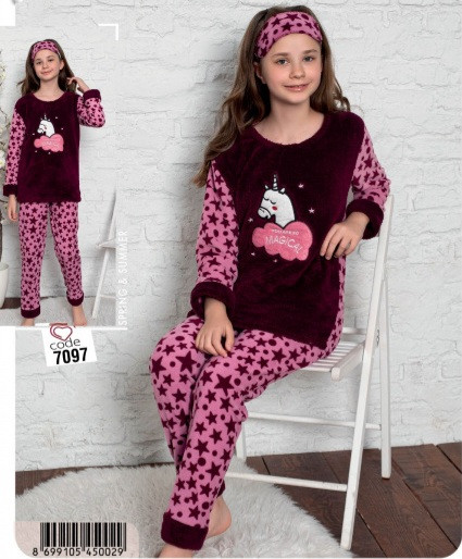 Піжама для дівчинки 7097 велсоф MiniMoon, фото 1