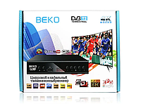 Цифровий ефірний приймач з екраном DVB-T2 IPTV/YouTube/WiFi/MP4/4K/1080 Beko BK-2020