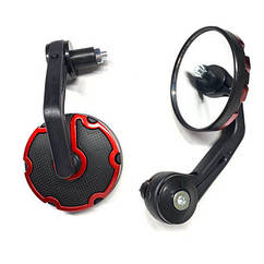 Дзеркала в торець керма мотоцикла замість вантажів Gear (різні кольори) Червоний