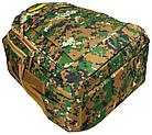 Міський рюкзак у стилі мілітарі 22L Battlegrounds камуфляж піксель, фото 5