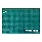 Килимок двосторонній А3 3мм з розміткою для різання печворка, Cutting mat, фото 2
