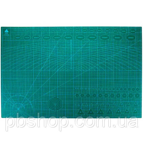 Килимок двосторонній А1 3мм з розміткою для різання печворка, Cutting mat, фото 1