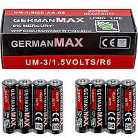 Батарейка GermanMax AA R6 1.5V Паковання 4 шт.