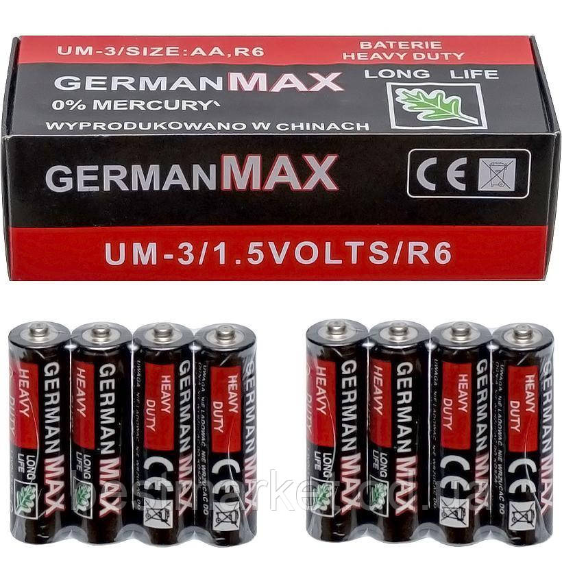 Батарейка GermanMax AA R6 1.5V Паковання 4 шт., фото 1