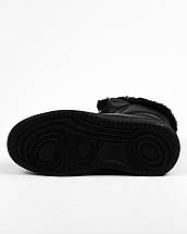 Черевики зимові Lonza 6678 Чорні шкіра, фото 3