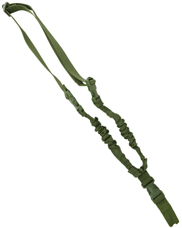 Ремінь для зброї/одноточковий KOMBAT UK Single Point Bungee Sling, оливковий