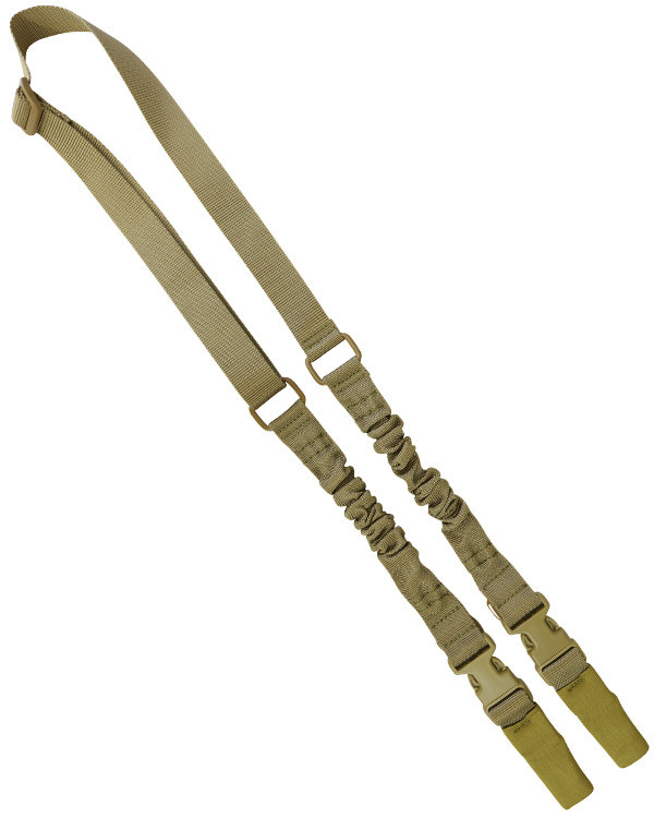 Ремінь для зброї/двоточковий KOMBAT UK Double Point Bungee Sling, койот