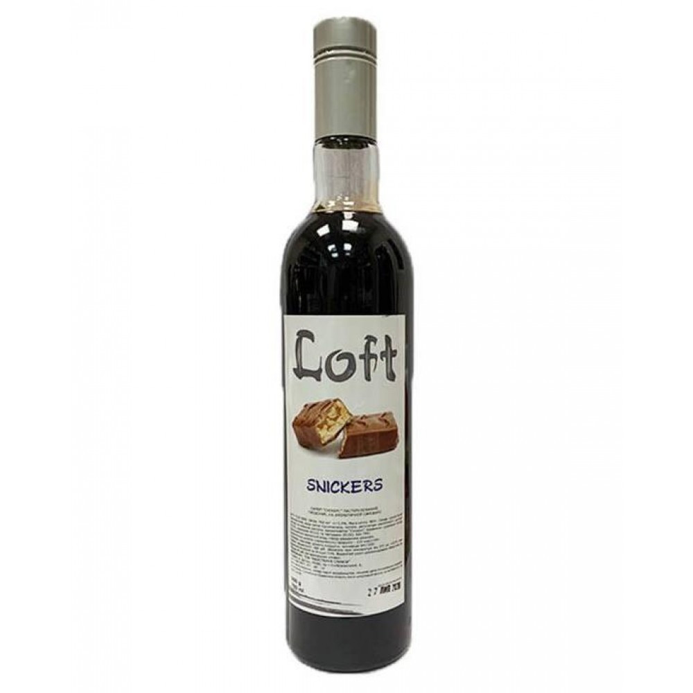 Сироп ТМ LOFT "Снікерс" 900г, 9пл./ящ.