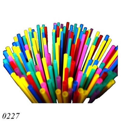 Соломка одноразова 125 мм d 3 мм 500 шт.