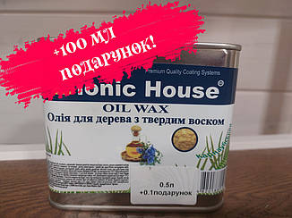 Карнаубська олія віск для дерева Bionic House 0,5л +0,1л Подарунок!, фото 1