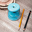 Точилка для олівців електрична Tenwin 8032 блакитна, фото 3