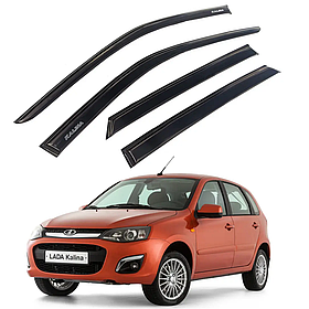 Дефлектори вікон вітровики для ВАЗ Калина 1118 — 1119 Седан — Хечбек Скотч