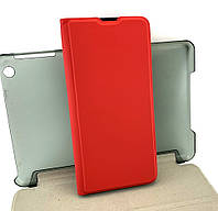 Чехол на Samsung A04S, A047 книжка боковой Gelius Shell с подставкой матовый красный