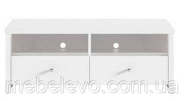 Тумба під телевізор Христина RTV2S 120 БРВ 550х1200х500мм німфея альба + білий глянець