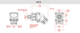 5055806 MR45 Аксіально-поршневий насос 45 л/хв, Bezares, фото 2
