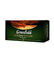 Чай чорний 2 г*25 пакет Golden Ceylon GREENFIELD