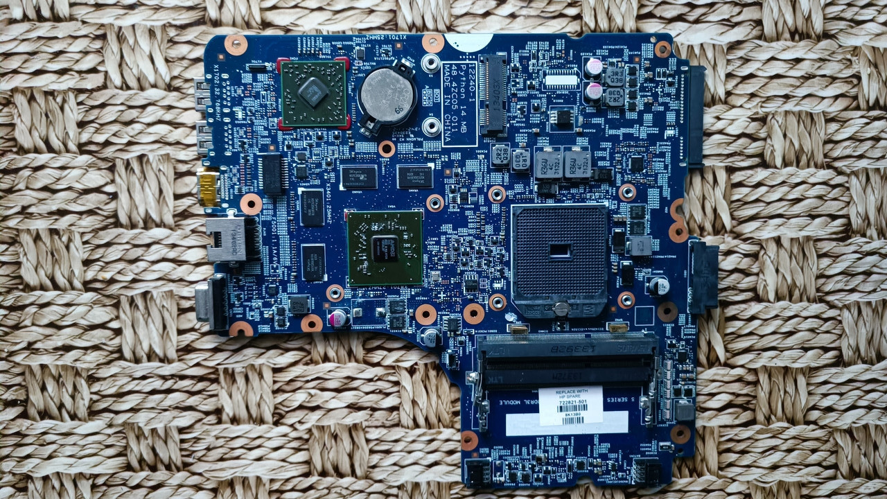 Материнская Плата для Ноутбука HP Probook 455 G1 48.4zc05.011 Нерабочая ...