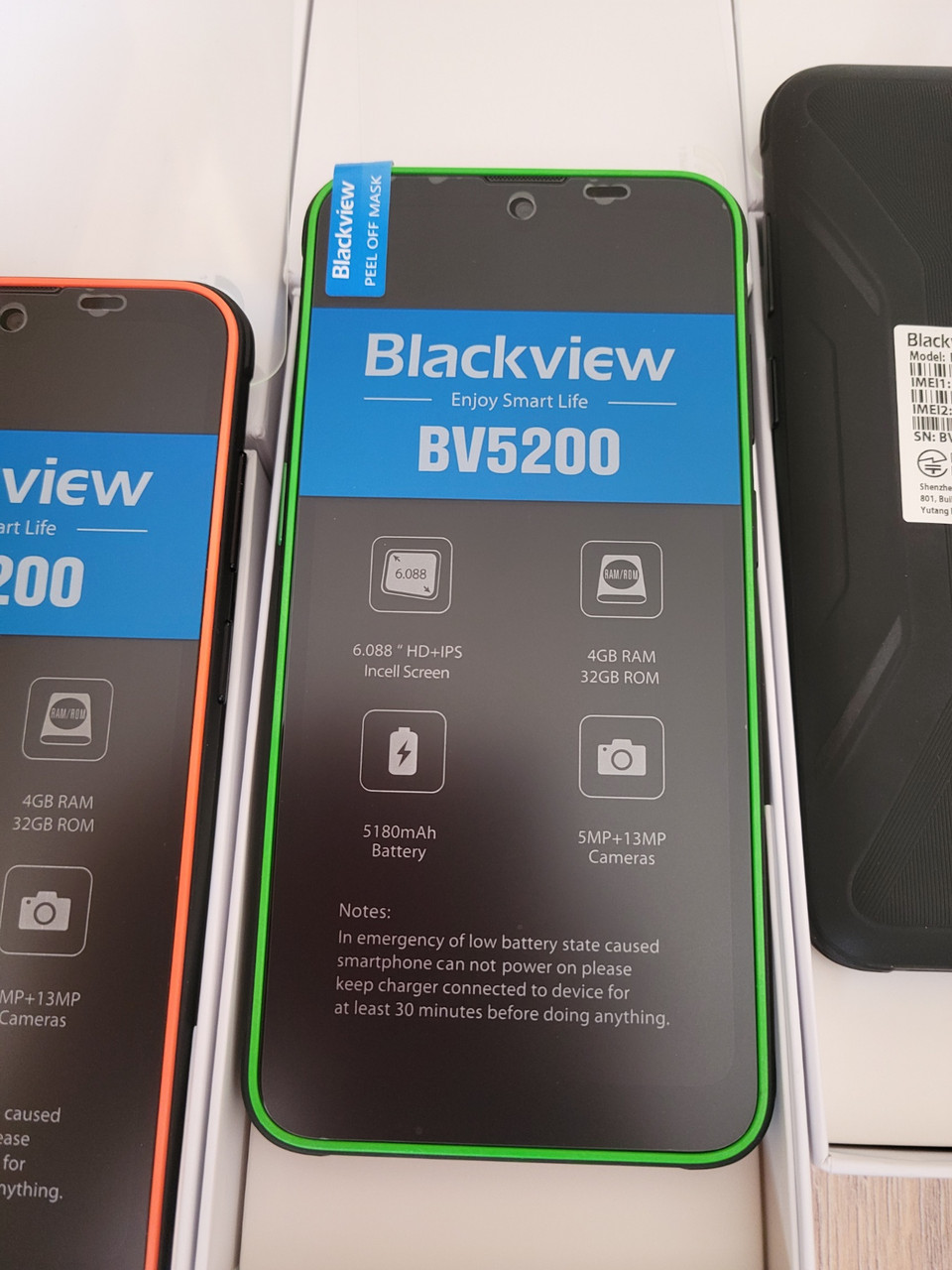 Смартфон Blackview BV5200 Green 4G 4\32GB 5180mAh And 12 Новинка! + скло