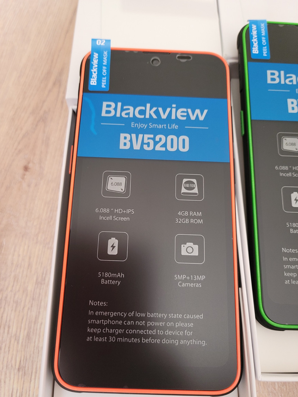 Смартфон Blackview BV5200 Orange 4G 4\32GB 5180mAh And 12 Новинка! + скло