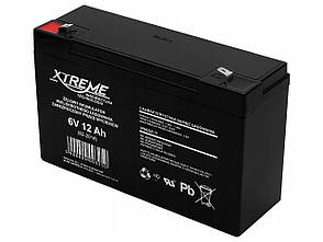 Акумулятор Xtreme 82-201 AGM XTREME 6V 12Ah, фото 1