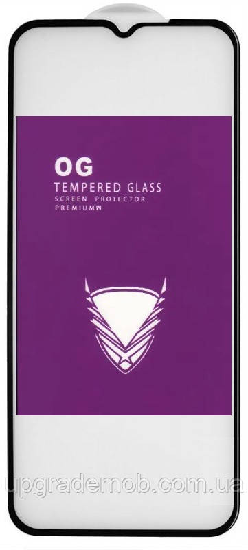 Захисне скло Xiaomi Mi 10 Lite з чорною рамкою 9H Golden Armor OG Full-Screen Full Glue без паковання