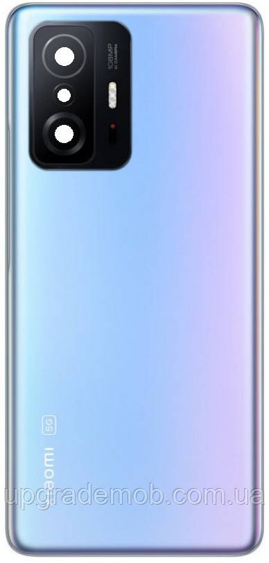 Задня кришка Xiaomi 11T/Xiaomi 11T Pro блакитна Celestial Blue оригінал + скло камери