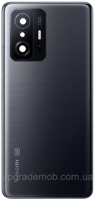 Задня кришка Xiaomi 11T/Xiaomi 11T Pro сіра Meteorite Gray оригінал + скло камери